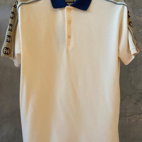 gucci polo beige